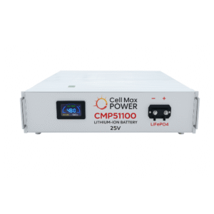 Cell Max Power CMP51100 – 100Ah 25V LiFePO₄ Battery