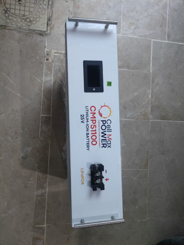 Cell Max Power CMP51100 – 100Ah 25V LiFePO₄ Battery - Image 2