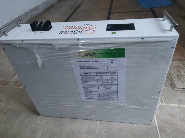 Cell Max Power CMP51100 – 100Ah 25V LiFePO₄ Battery - Image 3