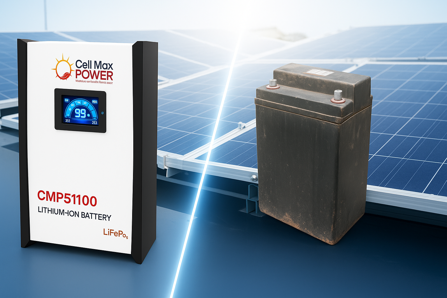 Lithium vs. Old Lead-Acid Batteries – Which Is Better for Solar?