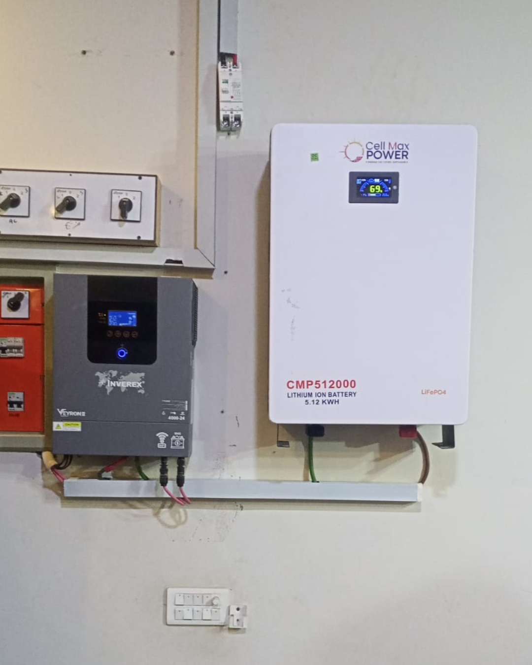 Cell Max Power residential lithium battery project
