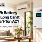 5 kWh Lithium Battery Backup Time: Can It Run a 1-Ton Inverter AC?